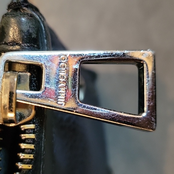 Jimmy Choo star stud Derek mini clutch & wristlet - Picture 8 of 10